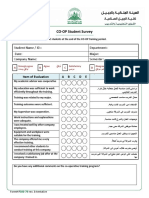 CO-OP Student Survey Form