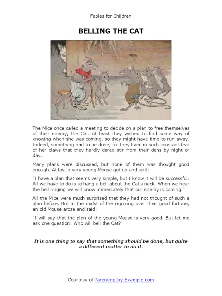 Belling The Cat Pdf Pdf