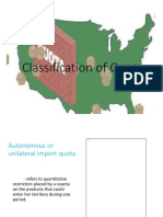 Classification of Quota