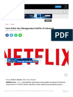Cara Daftar Dan Menggunakan Netflix Di Indonesia Halaman All - Kompas.com