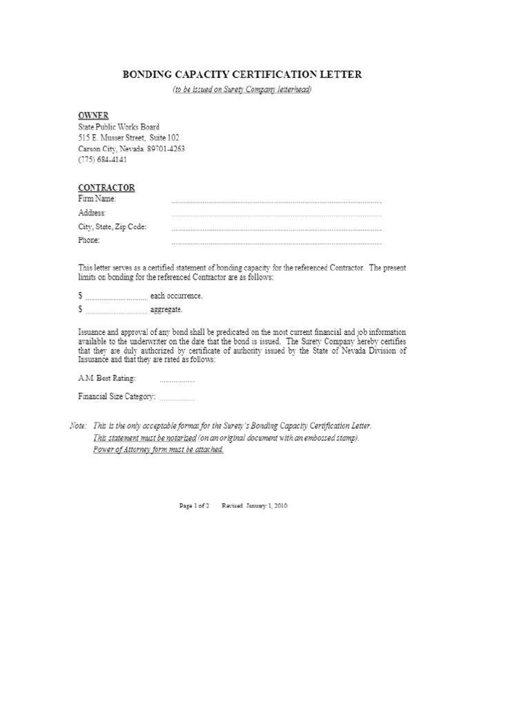 Sample Cash Bond PDF