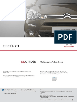 2013 Citroen C3 103040 | Pdf | Automatic Transmission | Manual Transmission