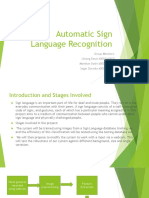 Automatic Sign Language Recognication