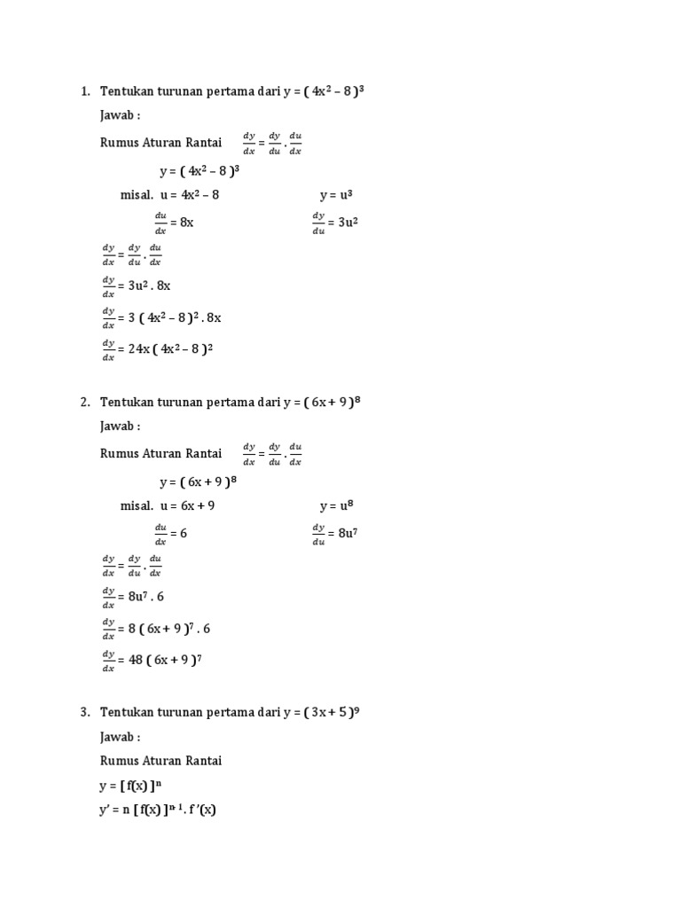 Aturan Rantai Pdf
