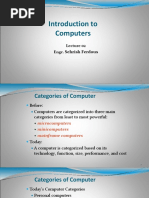 Introduction To Computers