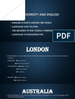 Culture Diversity and English