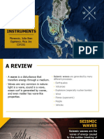 Seismic Waves and Recording Instruments