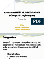 Geografi Lingkungan - Pengantar