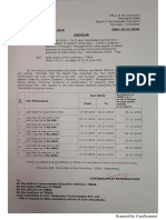 Exam Fee Circular-2019 PDF