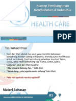 Materi I - Konsep Pembangunan Kesehatan Di Indonesia