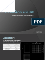 Opterecenje Vjetrom - Primjer