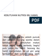 Kebutuhan Nutrisi Ibu Hamil PTT