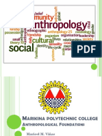 Anthropology Sherry Ann S. Marquez and Maricel M. Vinas