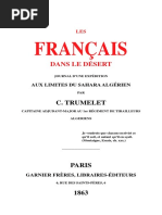 LES FRANÇAIS DANS LE DÉSERT