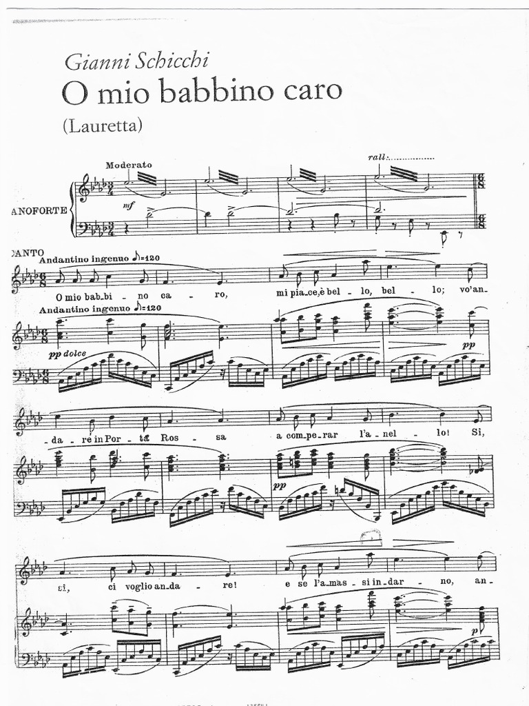 O Mio Babbino Caro PDF