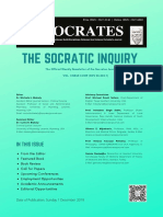 The Socratic Inquiry Newsletter Vol 1 Issue 5 (2019)