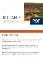 k03023 - 20180423113735 - Kuliah 7 Geomorfologi Lembangan Saliran II