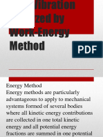 Free Vibration Analyzed by Work-Energy Method