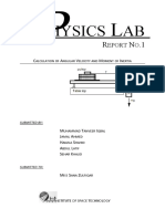 Physics Lab Report