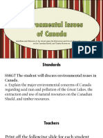 environmental concerns of canada