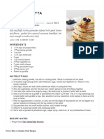 Lemon Ricotta Pancakes - The Chunky Chef PDF