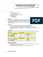 Bases Del Concurso de Declamación