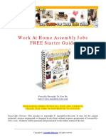 Work at Home Assembly Jobs Starter Guide PDF