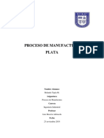 Proceso Manufactura Plata
