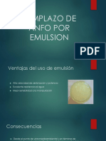 Remplazo de Anfo Por Emulsion