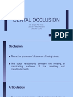 Dental Occlusion Concepts