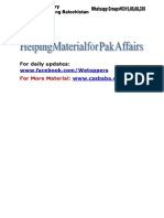 MCQS Pak Affairs - 3