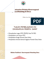 Pengorganisasian Pelaku Konvergensi Pencegahan Stunting Di Desa