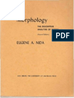 Eugene A. Nida - Morphology - The Descriptive Analysis of Words-University of Michigan Press (1949) PDF