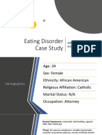 Eating Disorders Case Study