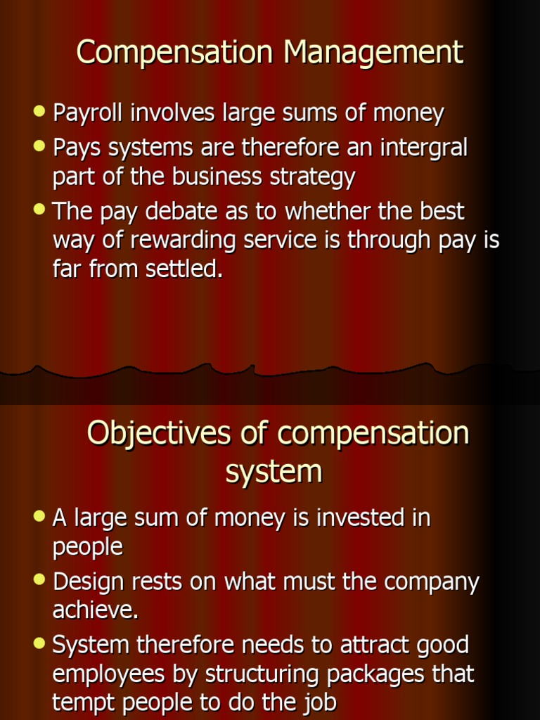 Compensation | PDF | Nature | Employment