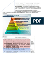 Teoría de la jerarquía de necesidades de Maslow y su pirámide