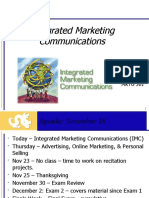 Integrated Marketing Communications: MKTG 301
