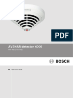 AVENAR Detector 4000 Operation Guide EsES 18228443019