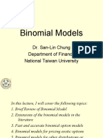 Complete Binomial Models - 張森林教授講稿