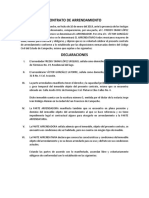 Contrato de arrendamiento de vivienda