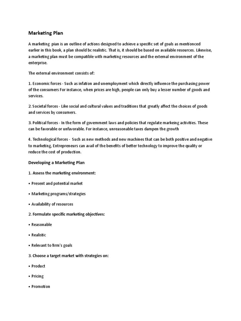 Marketing Plan-WPS Office | PDF | Entrepreneurship | Marketing