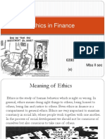 Ethics in Finance 