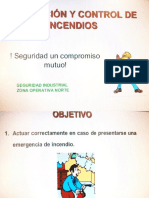 Prevención y Control de Incendios Tipos y Uso de Extintores