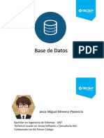 Base de Datos - Sesión Cero