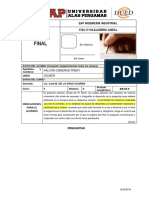 Examen Final Algebra Lineal