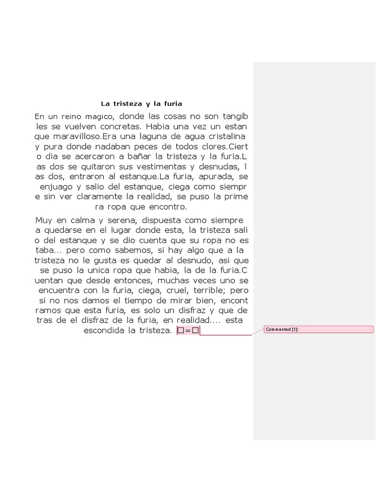 La Tristeza y La Furia PDF