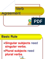 Subject-Verb Agreement Basics