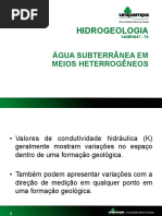Água subterrânea em meios heterrogêneos