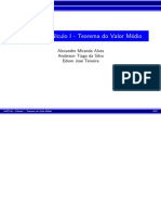 20 Teorema Do Valor Medio - MAT 140 - 2017-I PDF