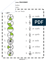 Fracciones Hoja PDF